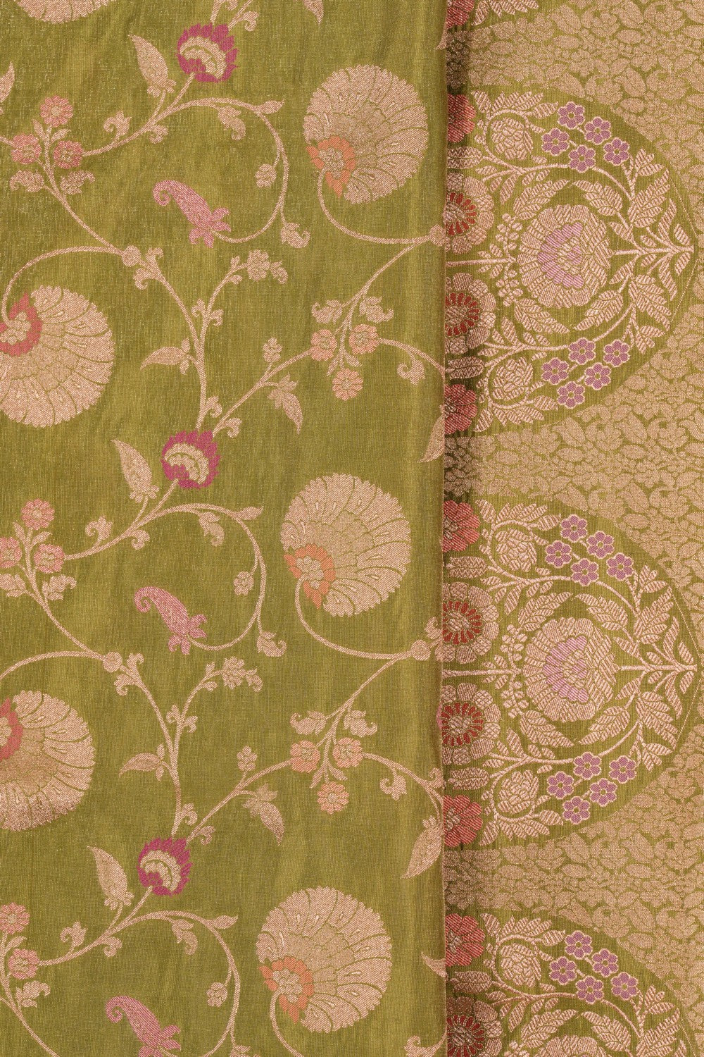 Image of Rangkat Banarasi Katan Silk Saree